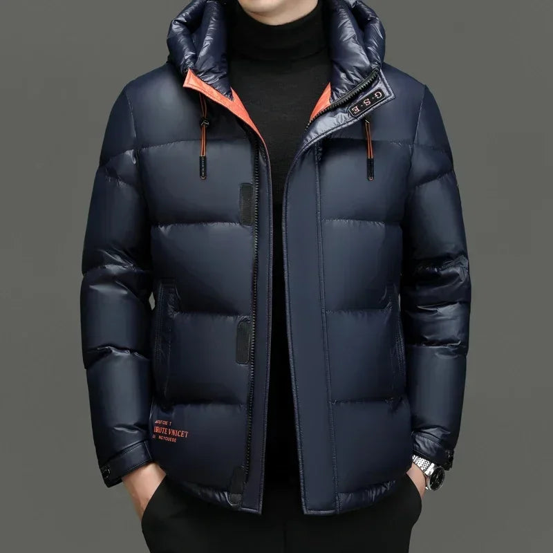 Sander Summit Chaqueta de Invierno para Hombre | Pluma de Alta Calidad, Casual para Días Fríos