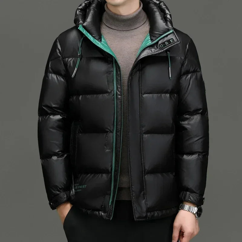 Sander Summit Chaqueta de Invierno para Hombre | Pluma de Alta Calidad, Casual para Días Fríos