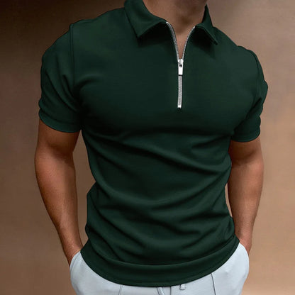 Sjors – Polo premium con cremallera para hombre