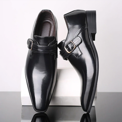 Valentino Luxe Zapatos Oxford para Hombre – Cuero Vegano Hecho a Mano, Acabado Elegante