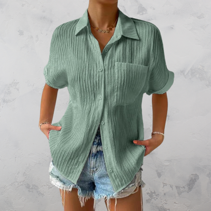 Blusa Soremi para Damas | Algodón Transpirable, Estilo Casual de Verano