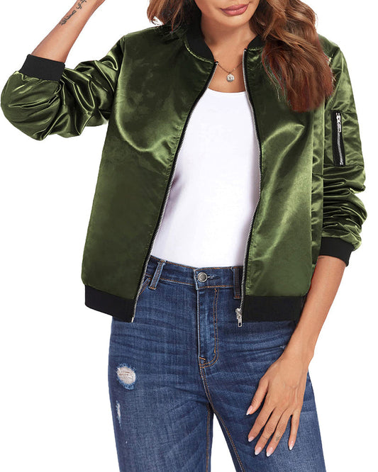 Selene Dames Chaqueta Bomber | Transpirable, Uso Casual