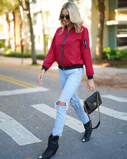 Selene Dames Chaqueta Bomber | Transpirable, Uso Casual