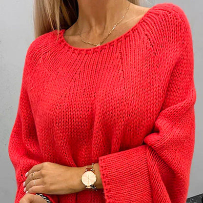 Seraya Suéter de punto grueso para mujer | Mezcla acrílica de alta calidad, casual otoño/invierno