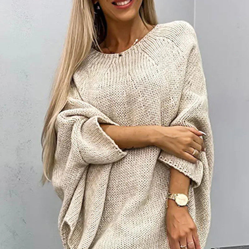 Seraya Suéter de punto grueso para mujer | Mezcla acrílica de alta calidad, casual otoño/invierno