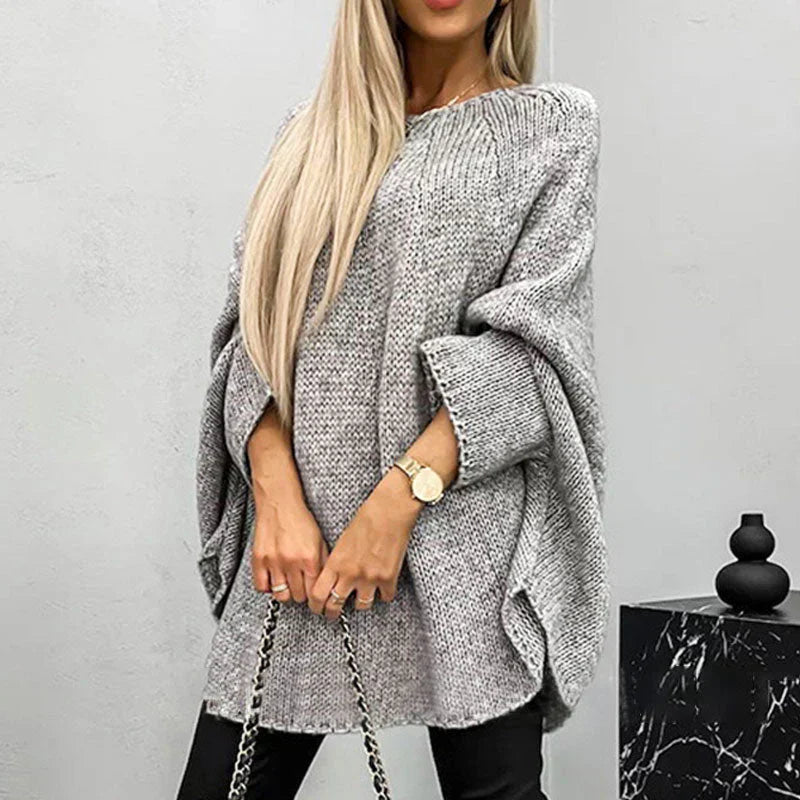 Seraya Suéter de punto grueso para mujer | Mezcla acrílica de alta calidad, casual otoño/invierno