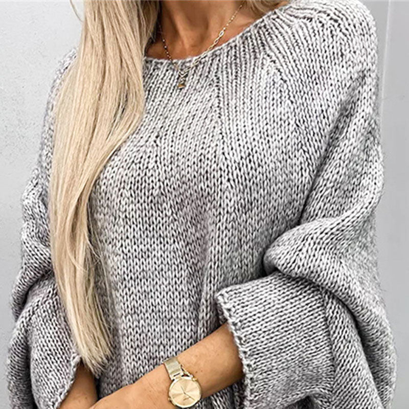 Seraya Suéter de punto grueso para mujer | Mezcla acrílica de alta calidad, casual otoño/invierno