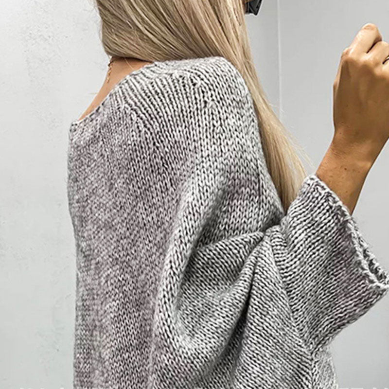 Seraya Suéter de punto grueso para mujer | Mezcla acrílica de alta calidad, casual otoño/invierno