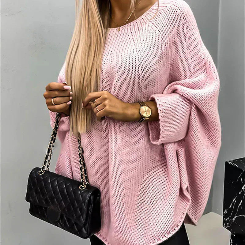 Seraya Suéter de punto grueso para mujer | Mezcla acrílica de alta calidad, casual otoño/invierno