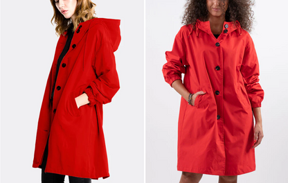 Seravine Abrigo de Mujer | Trenchcoat Impermeable, Elegante para Todas las Ocasiones