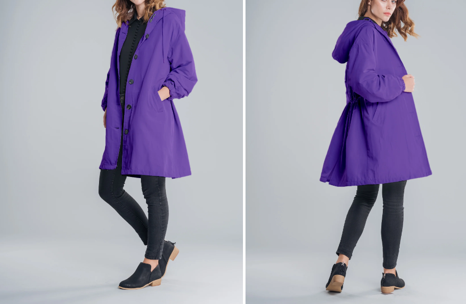 Seravine Abrigo de Mujer | Trenchcoat Impermeable, Elegante para Todas las Ocasiones
