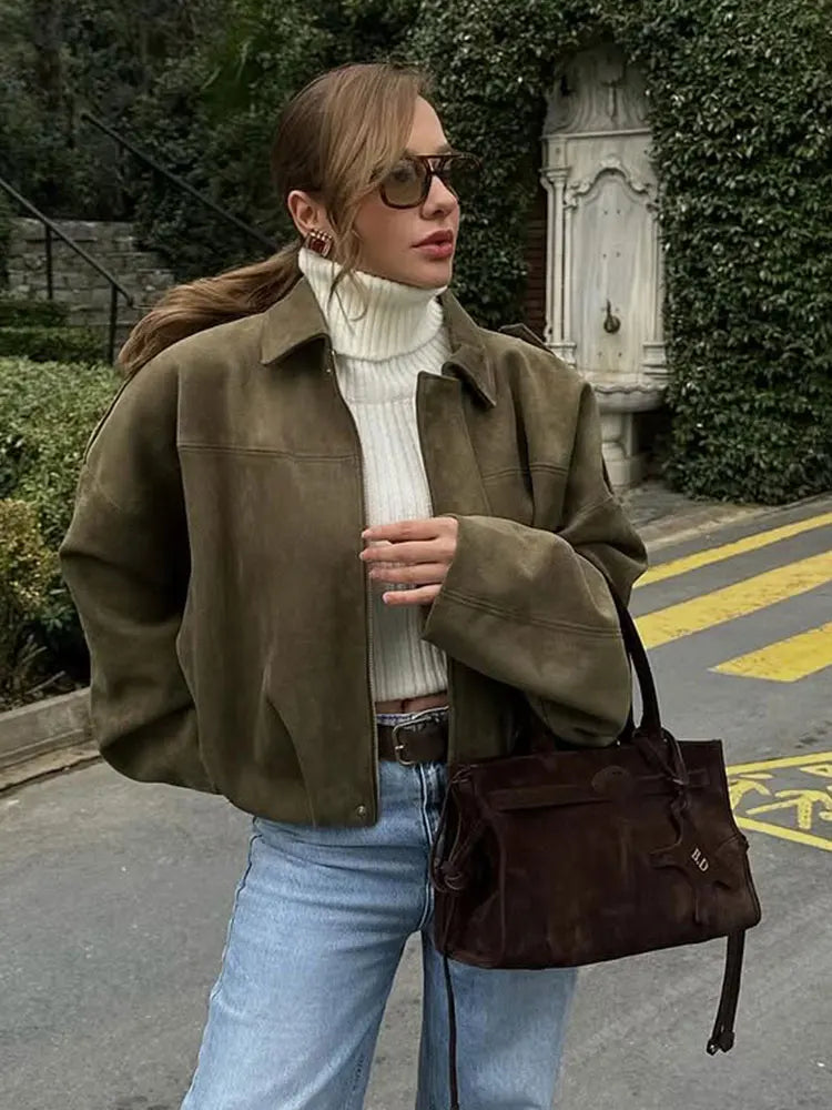 Savara Dames Overgangsjacke | Vintage Motorrijstijl, Casual Look