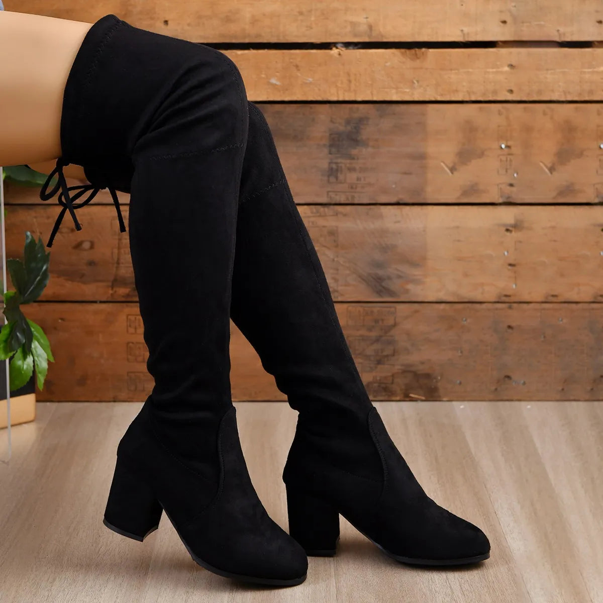 Botas altas Soraya para mujer | Tacón bloque, elegante y versátil