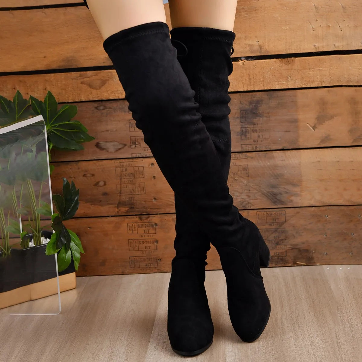 Botas altas Soraya para mujer | Tacón bloque, elegante y versátil