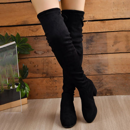 Botas altas Soraya para mujer | Tacón bloque, elegante y versátil