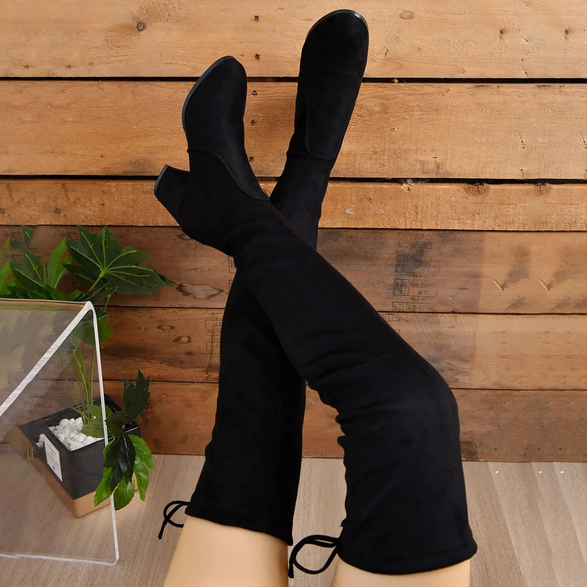 Botas altas Soraya para mujer | Tacón bloque, elegante y versátil