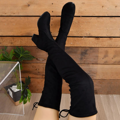Botas altas Soraya para mujer | Tacón bloque, elegante y versátil