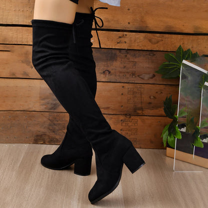 Botas altas Soraya para mujer | Tacón bloque, elegante y versátil