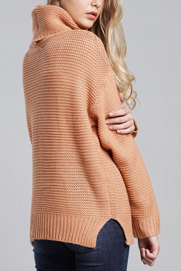 Stellara Suéter para Dama | Cuello Alto Enrollado, Casual de Punto Grueso para Otoño/Invierno