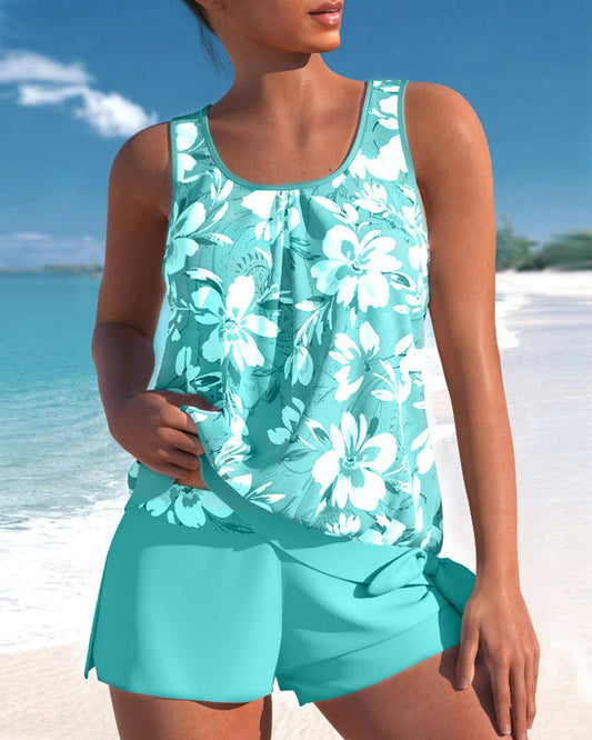 Seréna Cove Conjunto de Tankini para Dama | Ajuste Elegante, Perfecto para el Verano