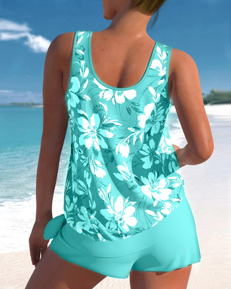 Seréna Cove Conjunto de Tankini para Dama | Ajuste Elegante, Perfecto para el Verano