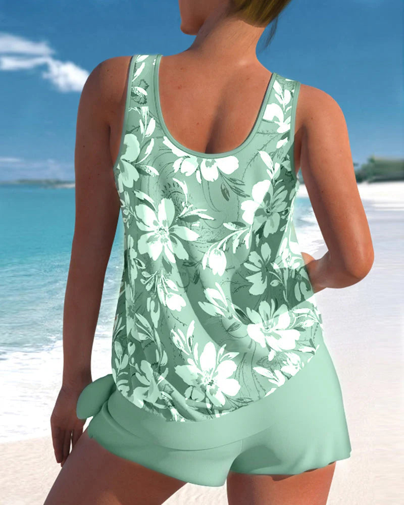 Seréna Cove Conjunto de Tankini para Dama | Ajuste Elegante, Perfecto para el Verano