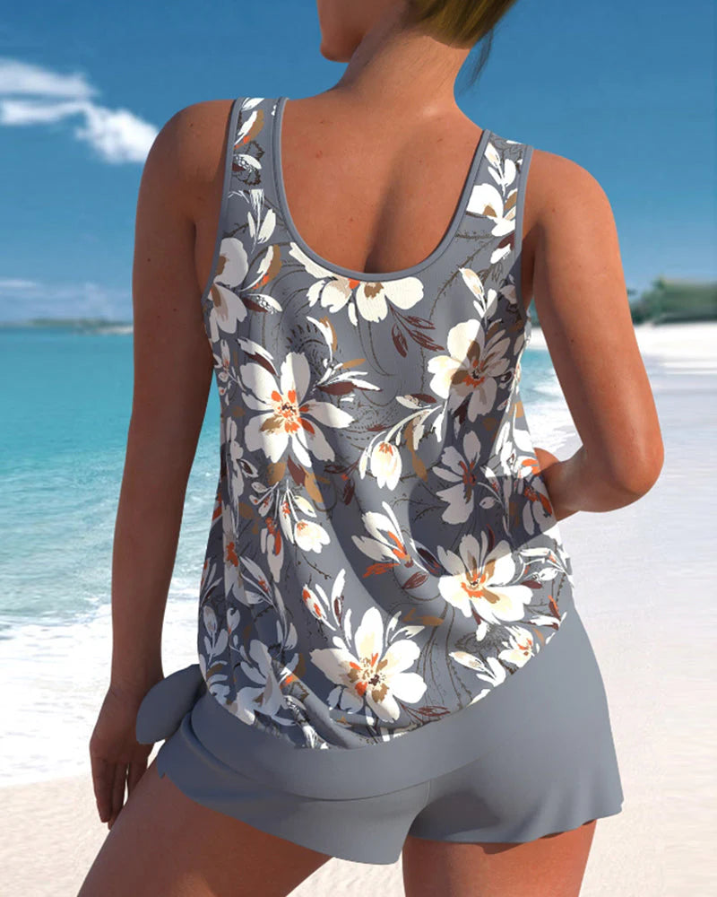 Seréna Cove Conjunto de Tankini para Dama | Ajuste Elegante, Perfecto para el Verano
