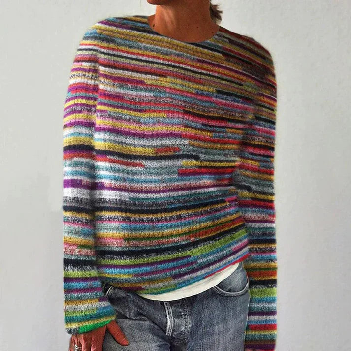 Suéteres Savinna para mujer | Tejido grueso de colores, casual para cualquier ocasión