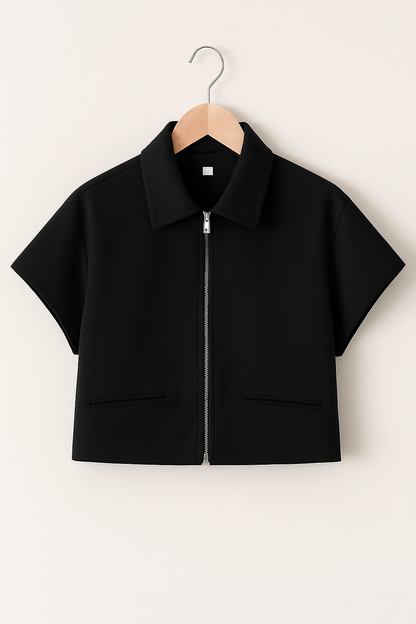Syra Dames Zip-Jacke | Stevige Stof, Casual tot Edgy