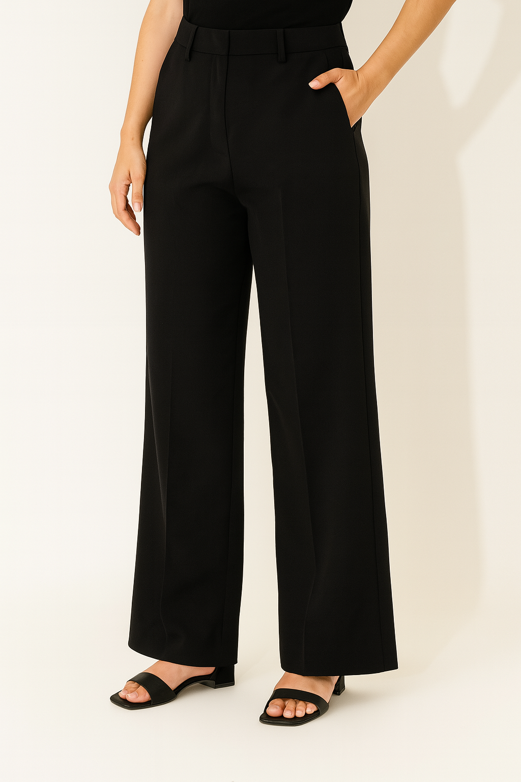 Pantalón de mujer Sienna | Elegante pierna ancha, perfecto para cualquier ocasión