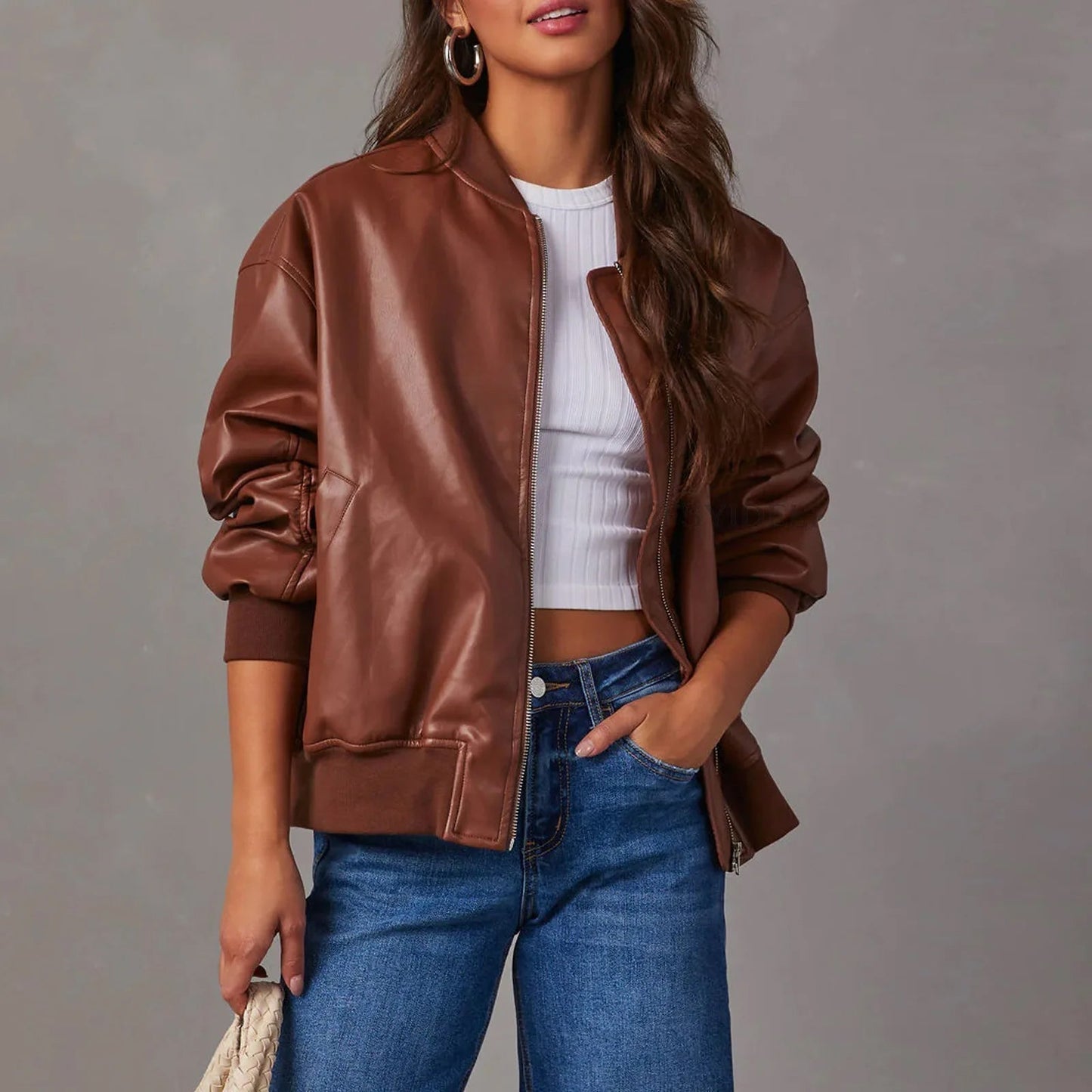 Velura Chaqueta Bomber para Mujer | Sobredimensionada, Aireada y Estilosa para Cada Ocasión