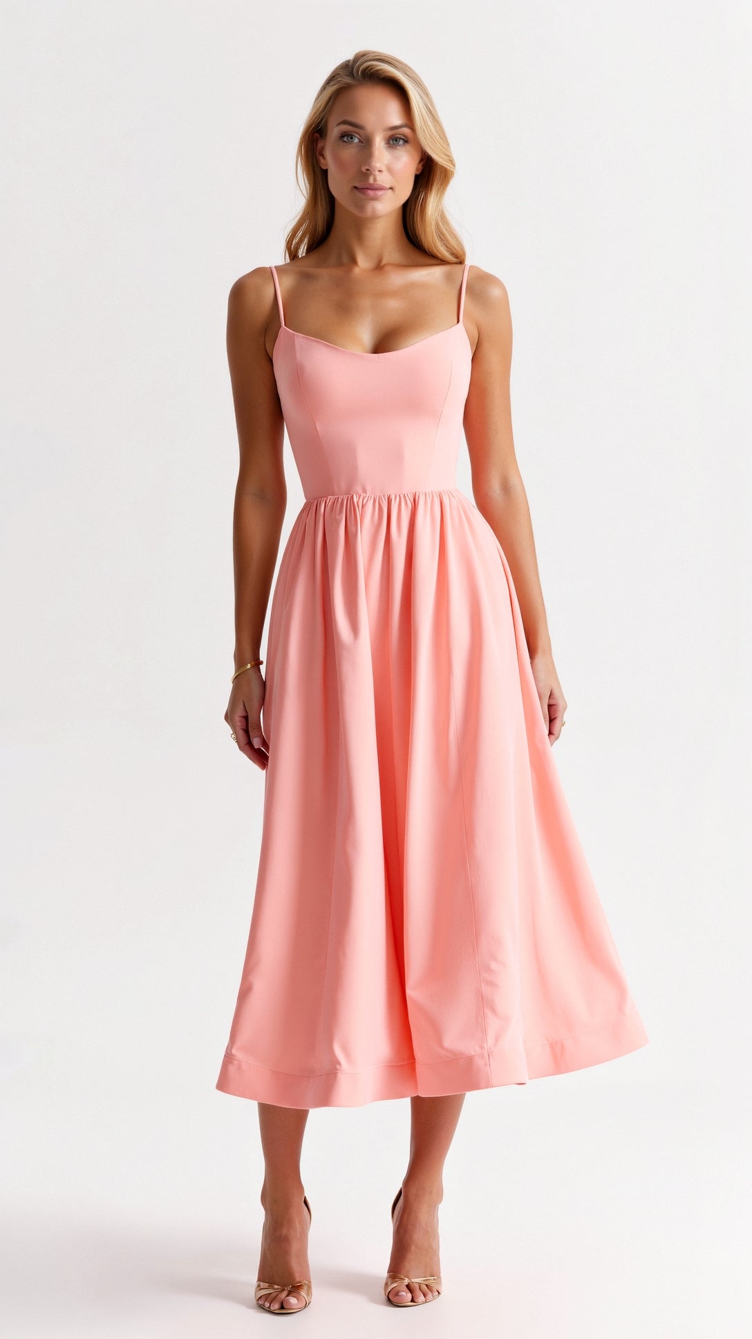 Vestido midi Tessa Dames | Corte fluido, elegancia casual