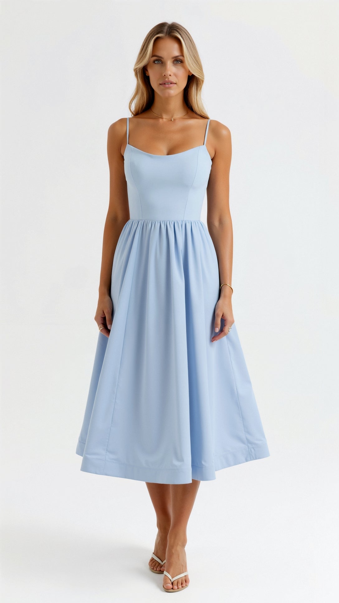 Vestido midi Tessa Dames | Corte fluido, elegancia casual
