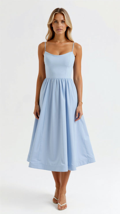 Vestido midi Tessa Dames | Corte fluido, elegancia casual