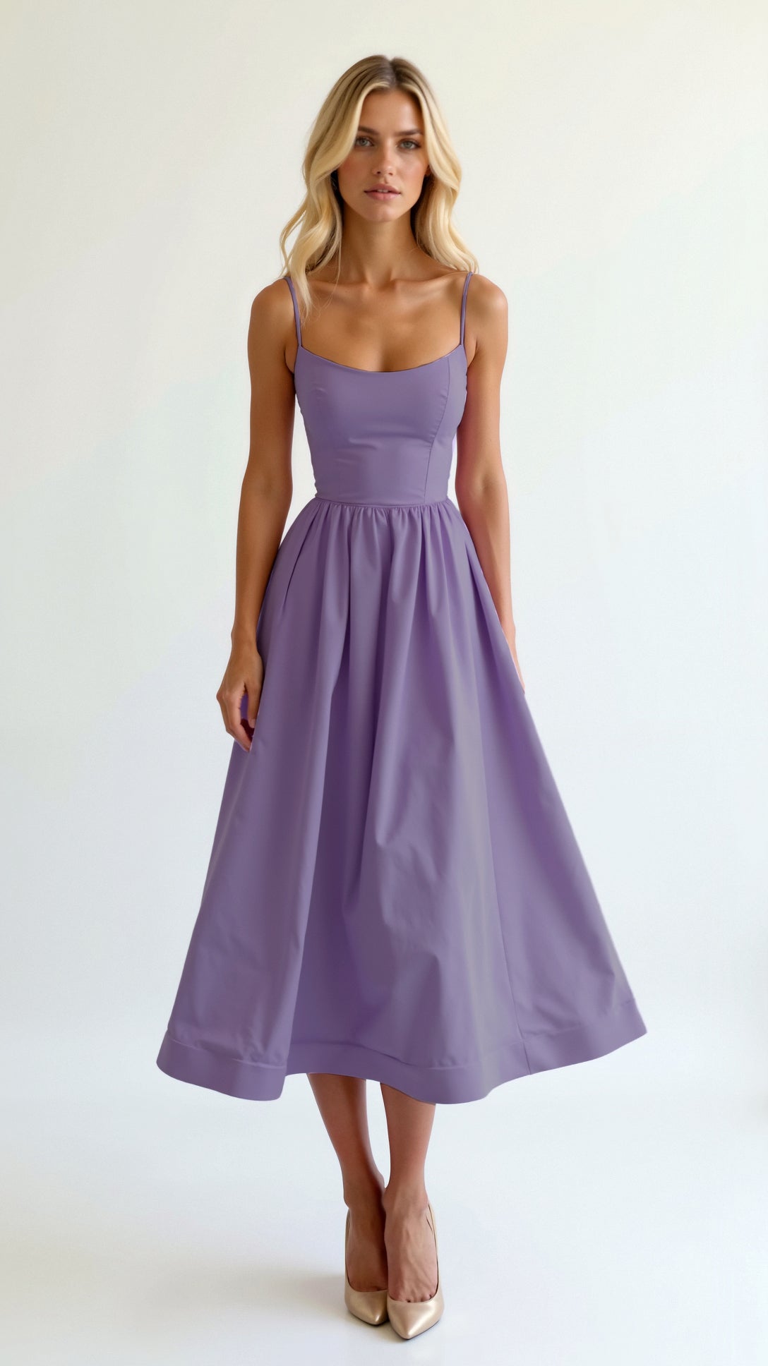 Vestido midi Tessa Dames | Corte fluido, elegancia casual