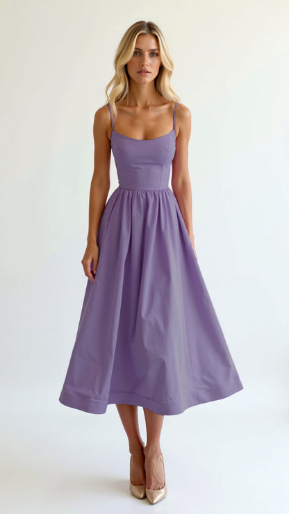 Vestido midi Tessa Dames | Corte fluido, elegancia casual