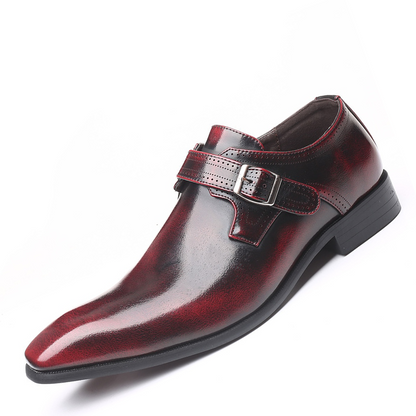 Valentino Luxe Zapatos Oxford para Hombre – Cuero Vegano Hecho a Mano, Acabado Elegante
