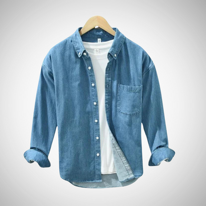 Vercio Camisa de Hombre Algodón – Ligera, Suave y Modelo Clásico