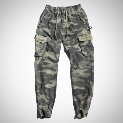 UrbanRidge Pantalón Cargo para Hombre – Camuflaje, Transpirable, Múltiples Bolsillos
