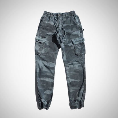 UrbanRidge Pantalón Cargo para Hombre – Camuflaje, Transpirable, Múltiples Bolsillos