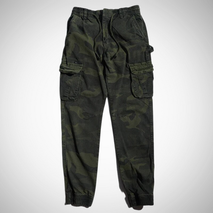 UrbanRidge Pantalón Cargo para Hombre – Camuflaje, Transpirable, Múltiples Bolsillos