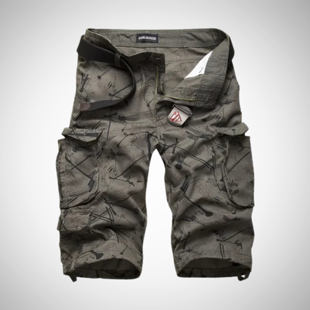 TitanCore Cargo Shorts Heren – Tactische Stijl met SecureFit Tailleband
