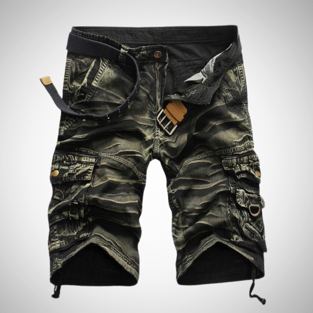 TacticalFlex Baron Pantaloni Corti Uomo – Camouflage, Traspirante & Durevole
