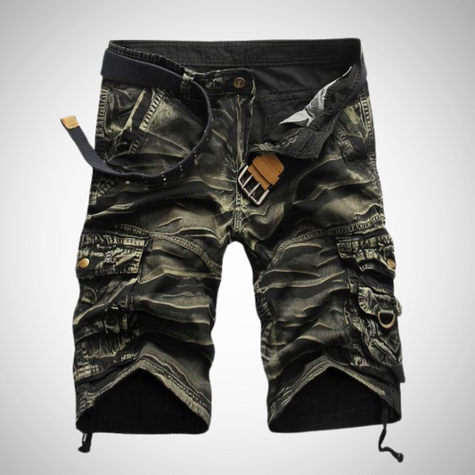 TacticalFlex Baron Pantaloni Corti Uomo – Camouflage, Traspirante & Durevole
