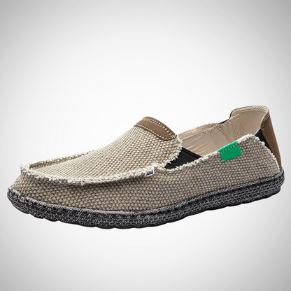 Navex Heren Mocasines de Lona – Zapatos Casuales Transpirables y Ligeros