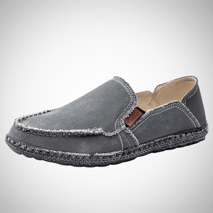 Navex Heren Mocasines de Lona – Zapatos Casuales Transpirables y Ligeros