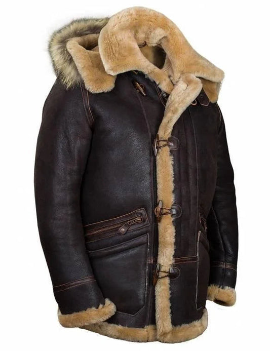 Hendrik Heren Abrigo de Invierno | Chaqueta Casual con Capucha, Ligeramente Acolchada