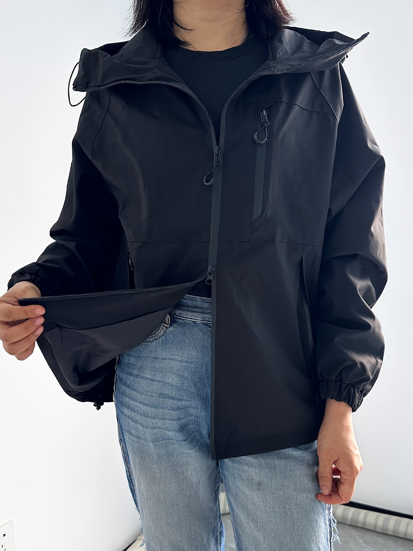 Winda Dames Regenjack | Winddicht, Met Capuchon, Casual Buitenactiviteiten