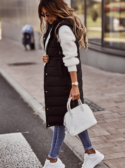 Zara | Knielange gewatteerde winterjas