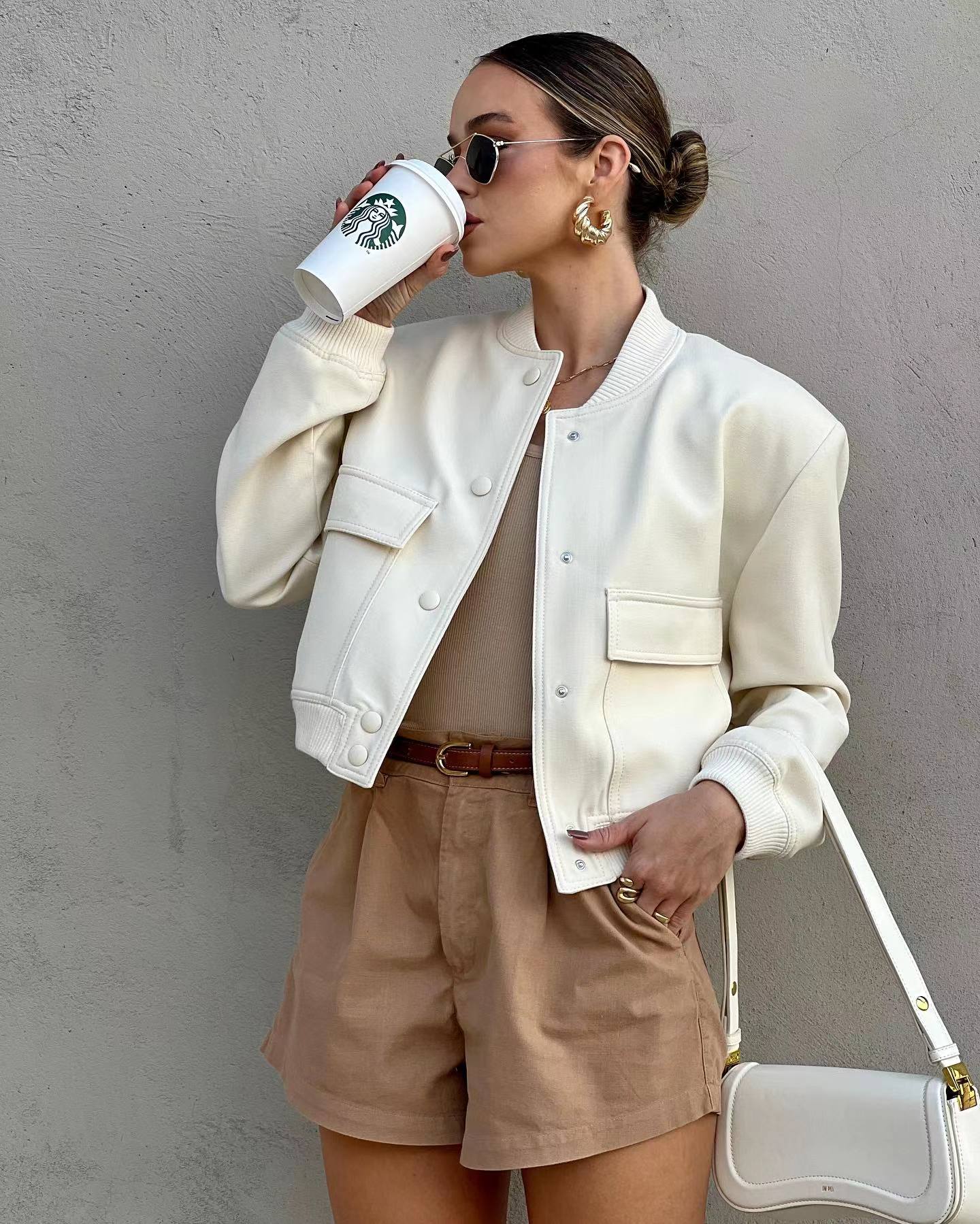 Seren Bomberjas Voor Dames | Oversized Minimalistisch, Voor Dagelijks Gebruik